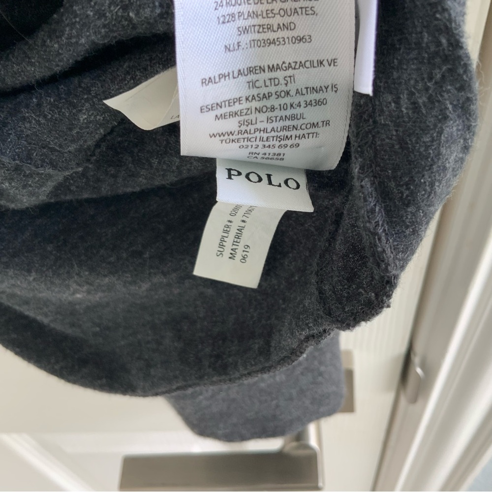 Polo by Ralph Lauren Unisex Heather Gray L/S Shirt XL Old Money Streetwear - Picture 3 of 9